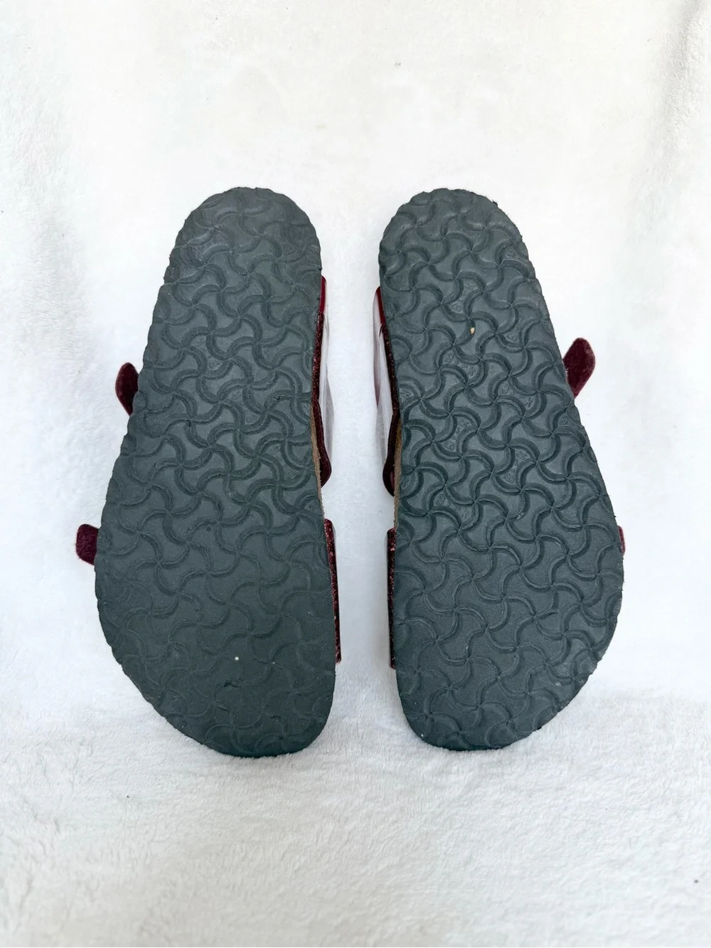 Birkenstock SALINA Burgundy Kids Sandal Cosmic Sparcle Mix Size EU 33 L2  Girl.